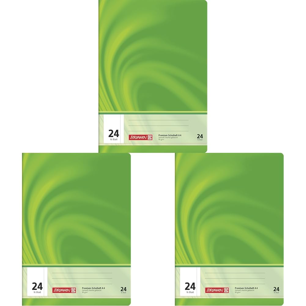brunnen-vivendi-schulheft-a4-lineatur-24-blanko-mit-rand-16-blatt image 2