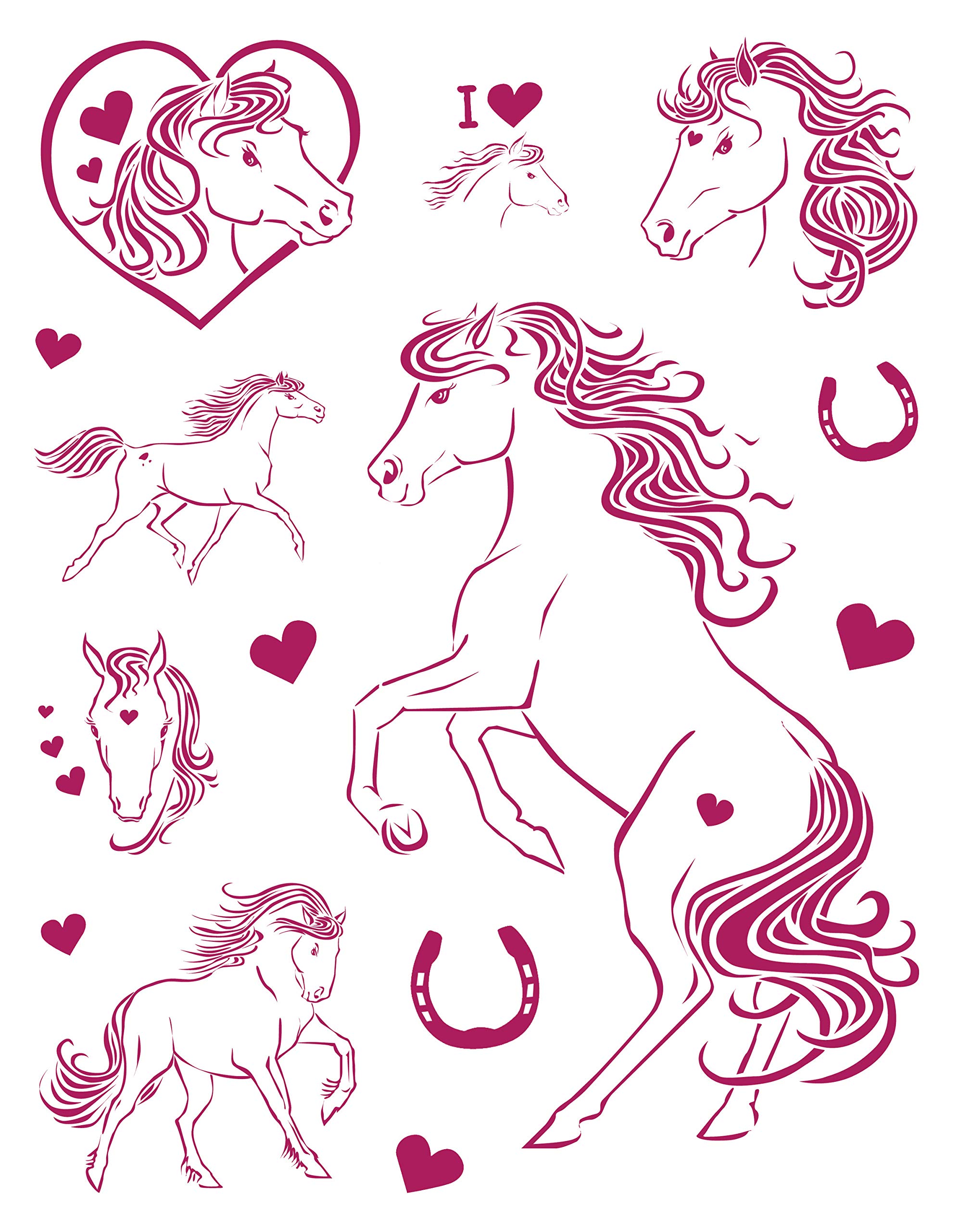 avery-zweckform-z-design-fensterbilder-pferde-54995-selbstklebend-14-sticker image 1