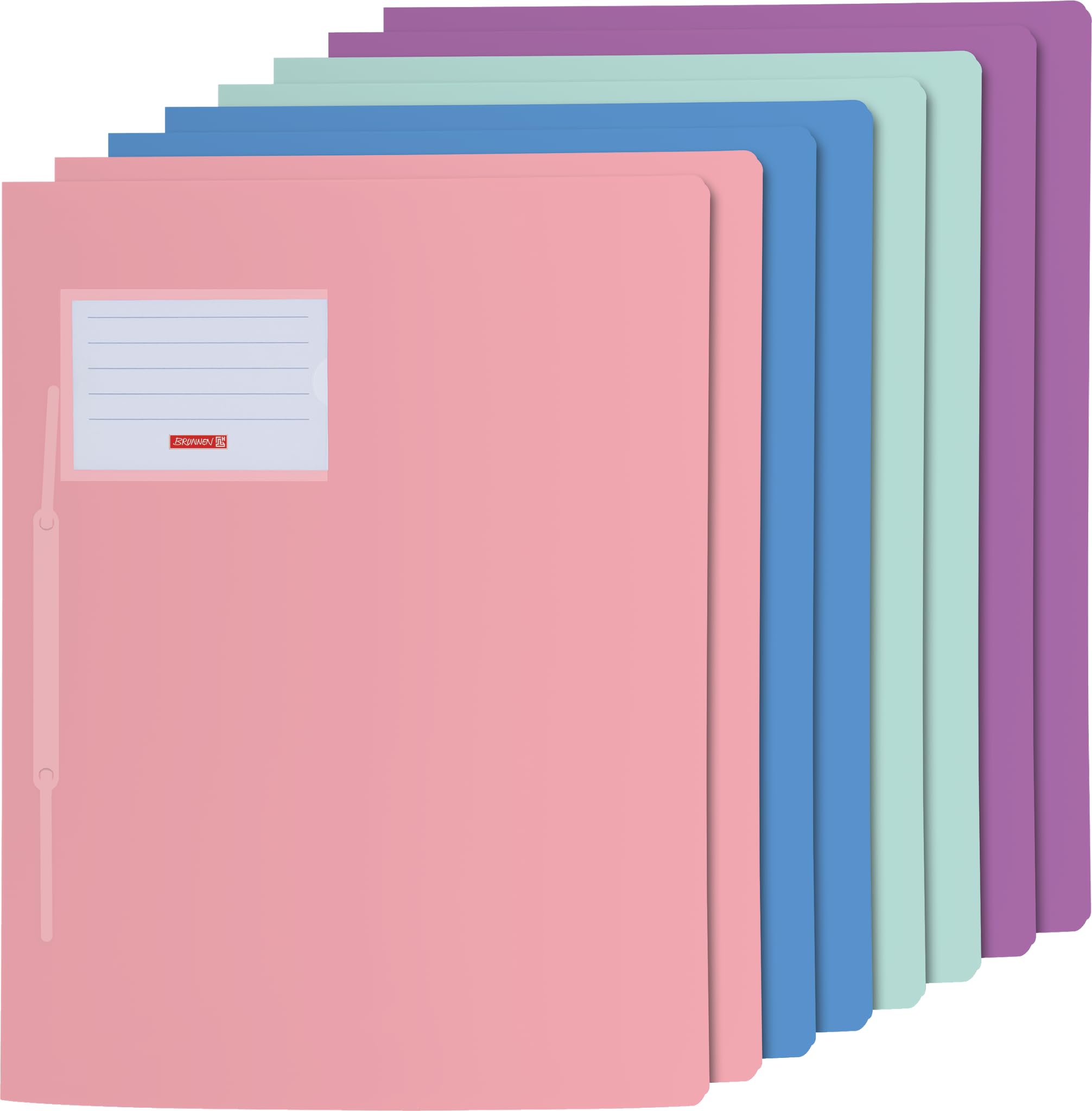 brunnen-schnellhefter-fact-pp-pastell-edition-a4-8er-set image 2
