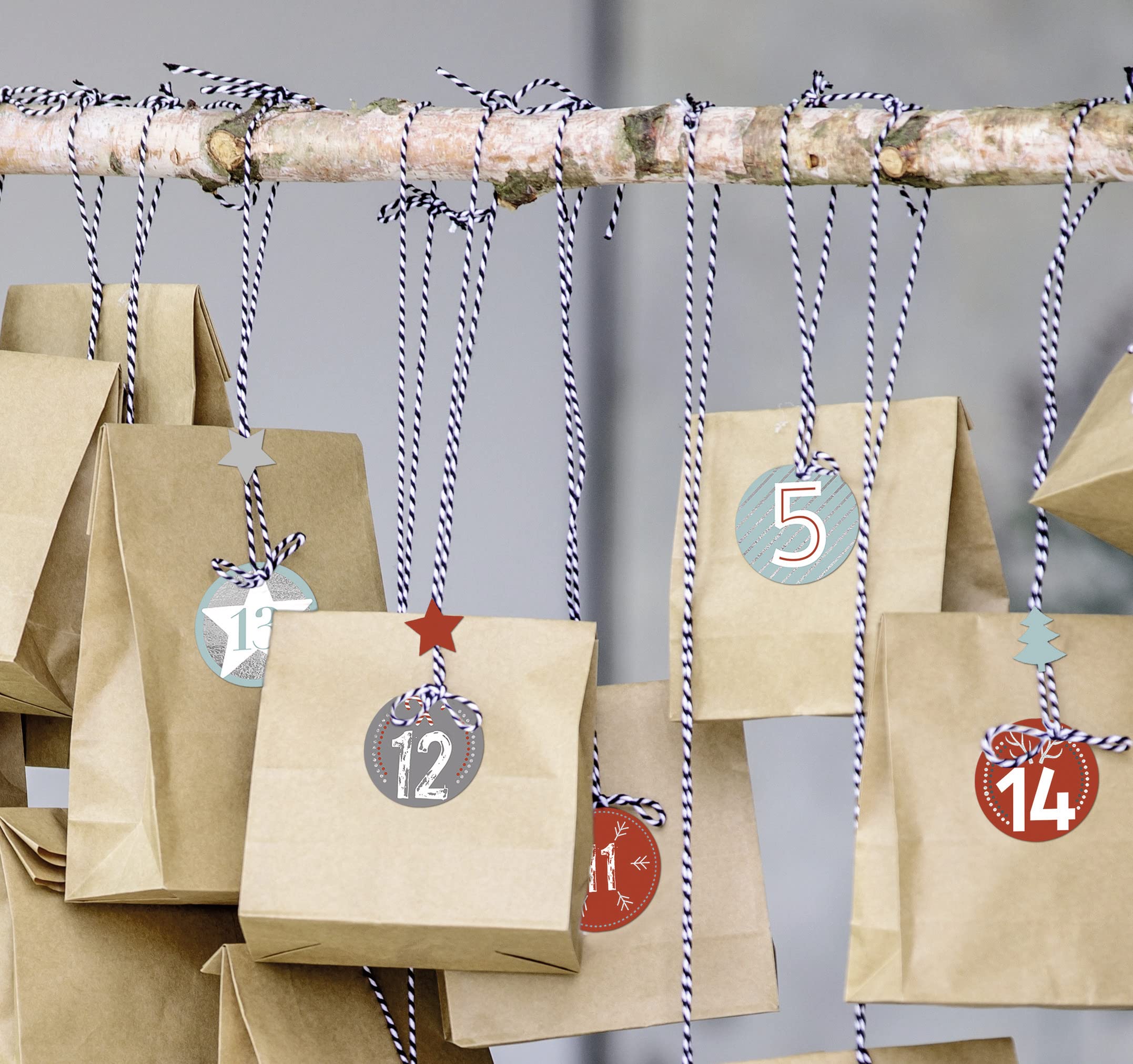 avery-zweckform-z-design-54617-adventskalender-zahlen-sticker-24-zahlen-1-24-sil image 3