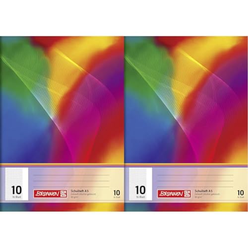 brunnen-schulheft-din-a5-16-blatt-lin-10-kariert-mit-rand-104591002 image 8