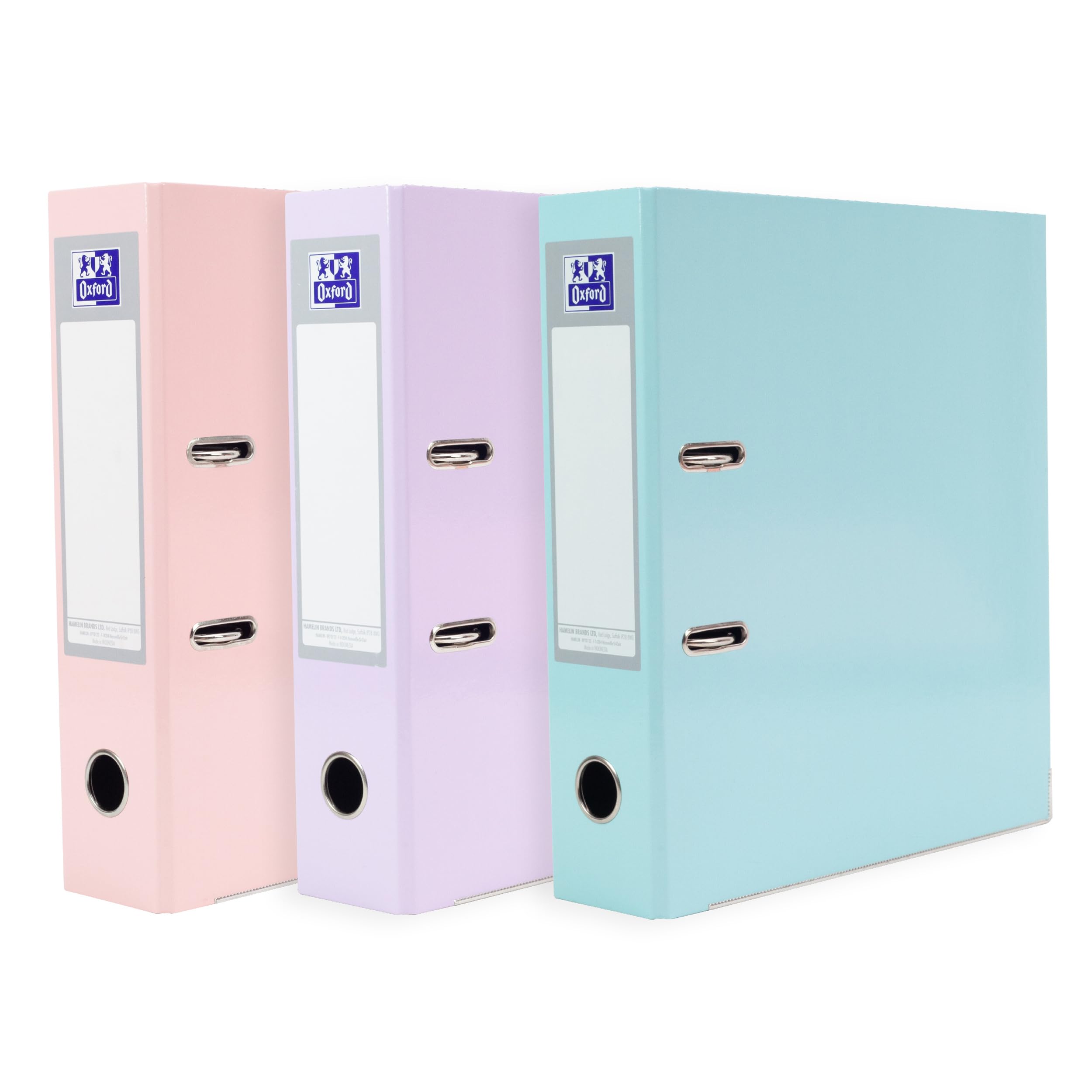 oxford-premium-ordner-a4-pastell-8-cm-breit-3er-pack-rosa-lila-blau image 1