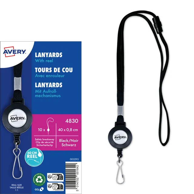 avery-zweckform-4830-lanyard-ausziehbar-schwarz-400x8mm-10-st-ck image 1