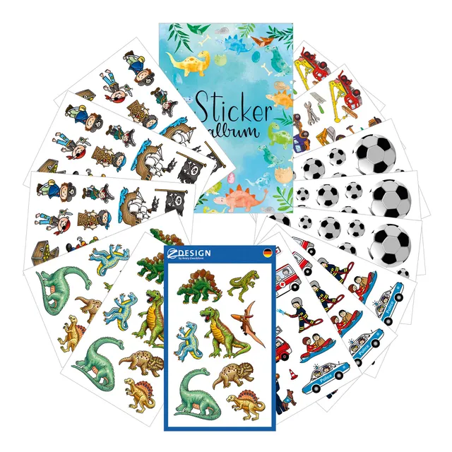 avery-zweckform-59986-z-design-kinder-sticker-jungen-160-stk-album image 1