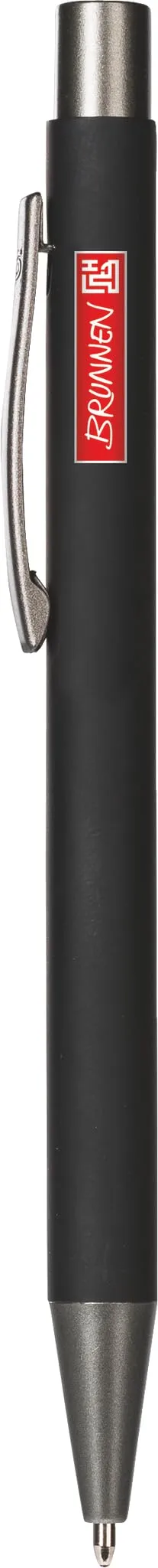brunnen-colour-code-kugelschreiber-onyx-gummiert-stripe-14-cm image 1