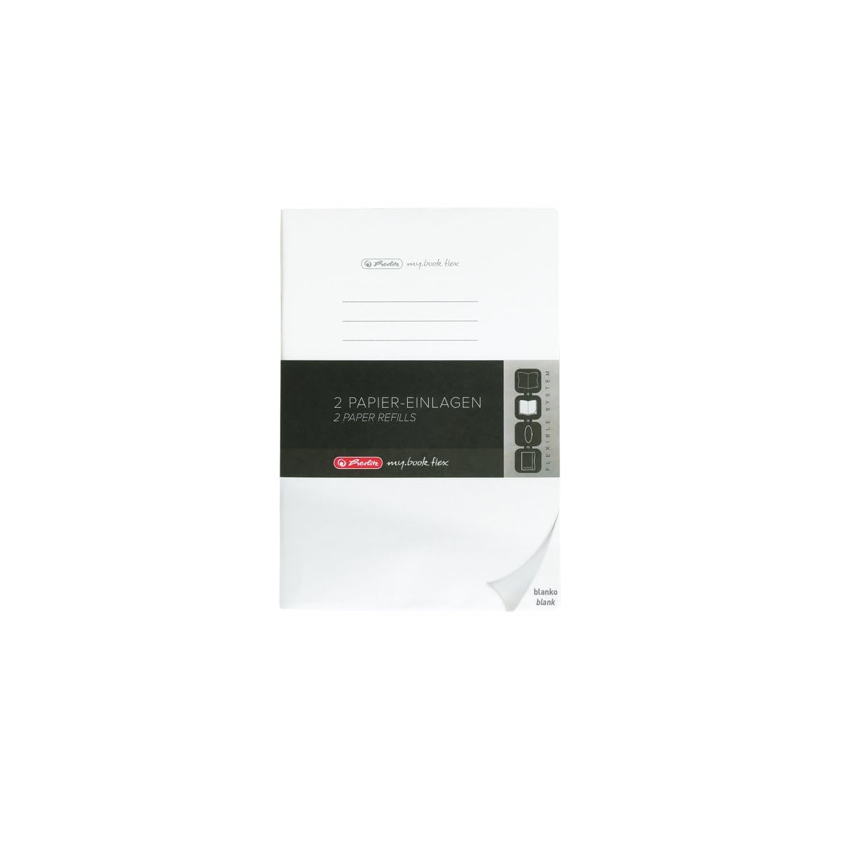 herlitz-refill-f-r-notizheft-flex-a5-blanko-wei-2-x-40-blatt image 1
