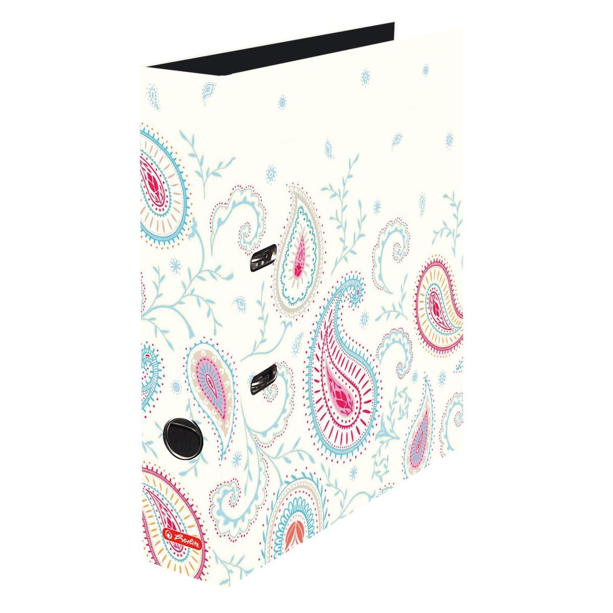 herlitz-ordner-max-file-a4-8-cm-motiv-paisley-white-mit-d-ring-mechanik image 1