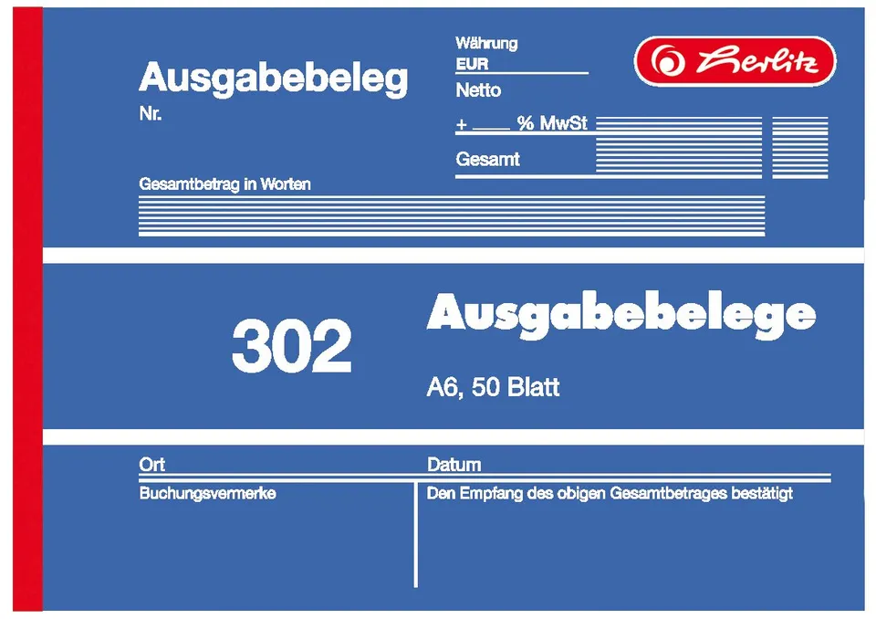 herlitz-ausgabebeleg-a6-x-20-quittungsblock-50-blatt image 1