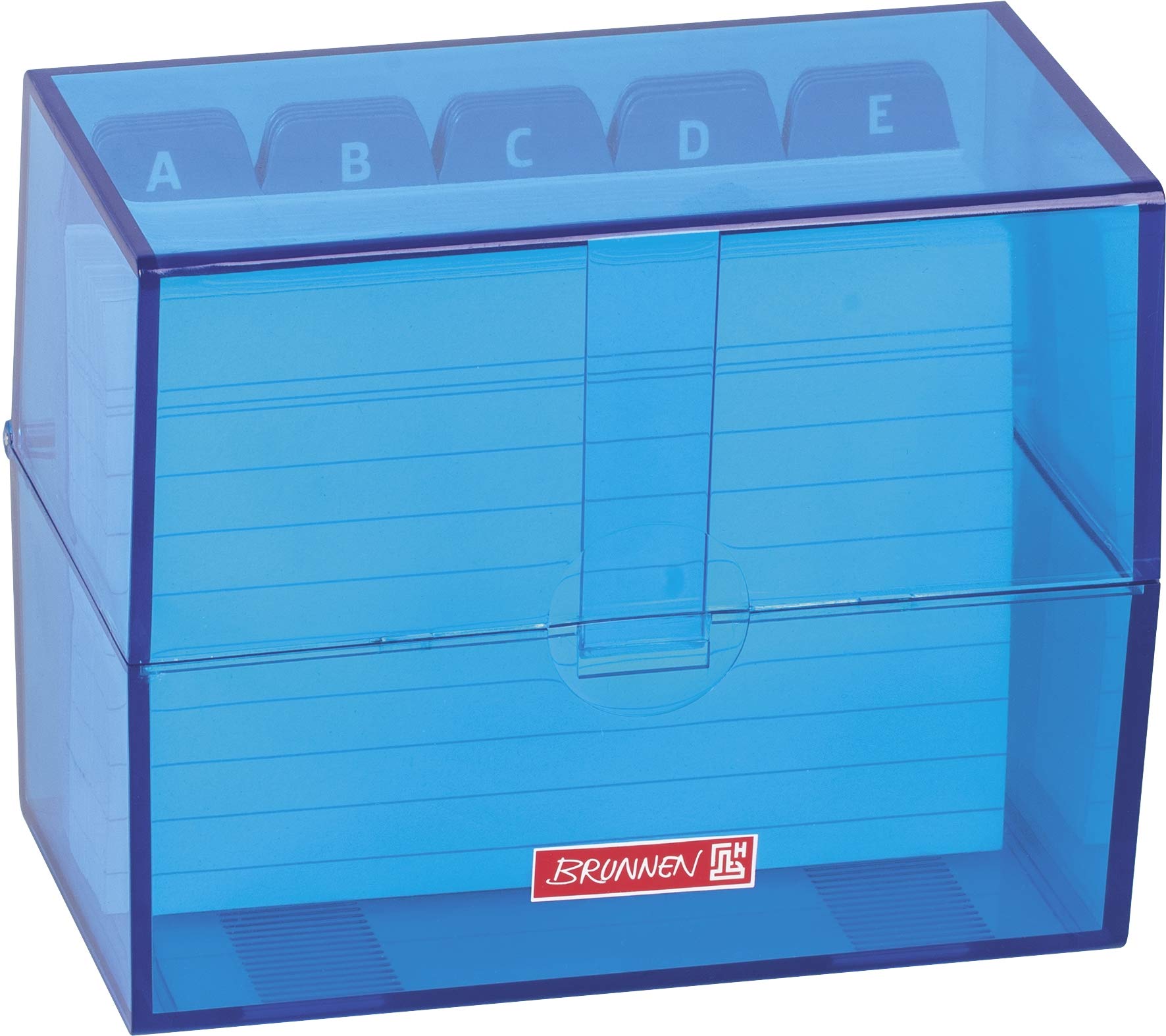 brunnen-colour-code-karteikasten-a7-polystyrol-azur-12-x-9-5-x-6-5-cm image 4