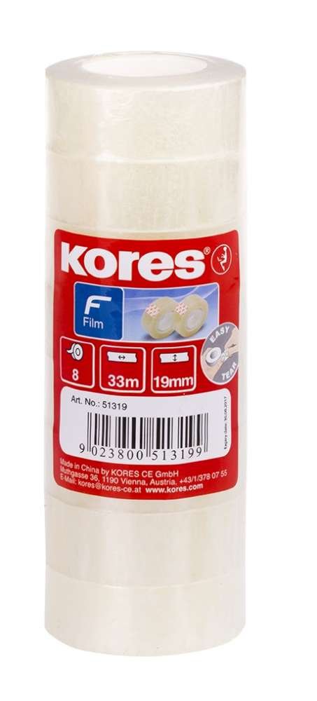 kores-filmklares-klebeband-transparent-33x19mm-8-rollen image 1