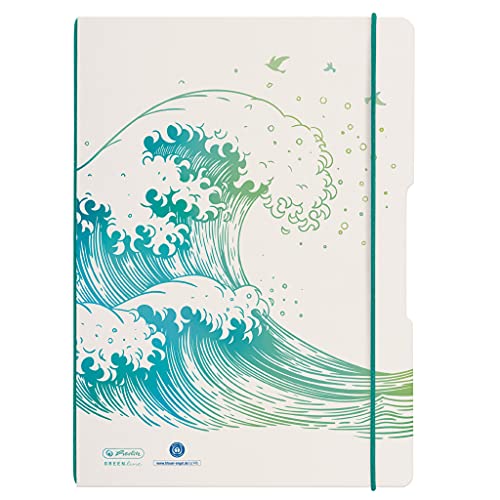 herlitz-greenline-flex-notizheft-a4-liniert-kariert-2x-40-blatt image 5