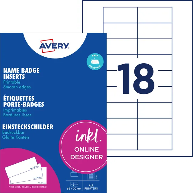 avery-zweckform-dpc6530a-10-einsteckschilder-65x30-mm-180-st-ck-wei image 1