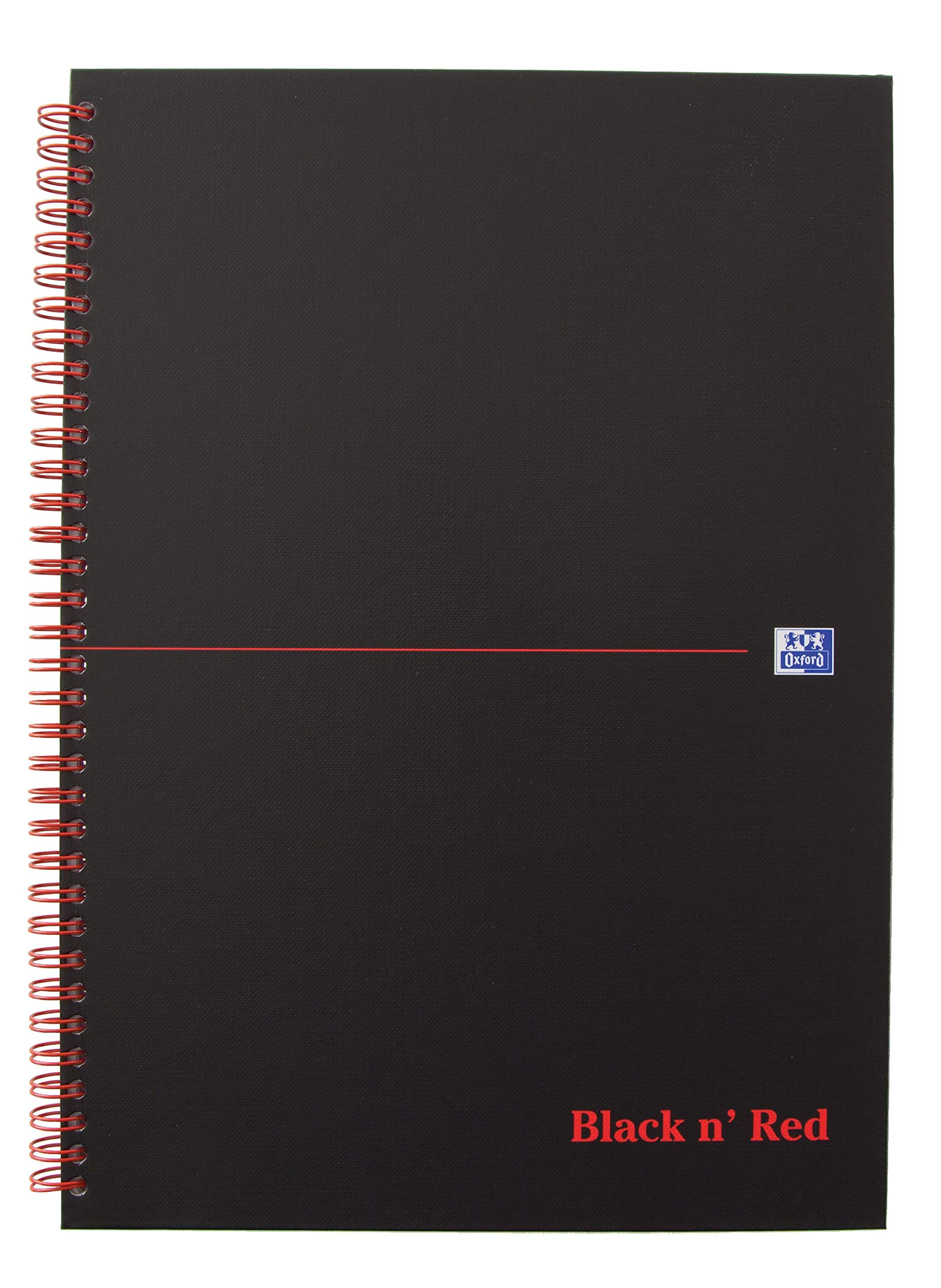 oxford-black-n-red-spiralbuch-din-a4-kariert-hardcover-70-blatt-5er-pack-schwarz image 7