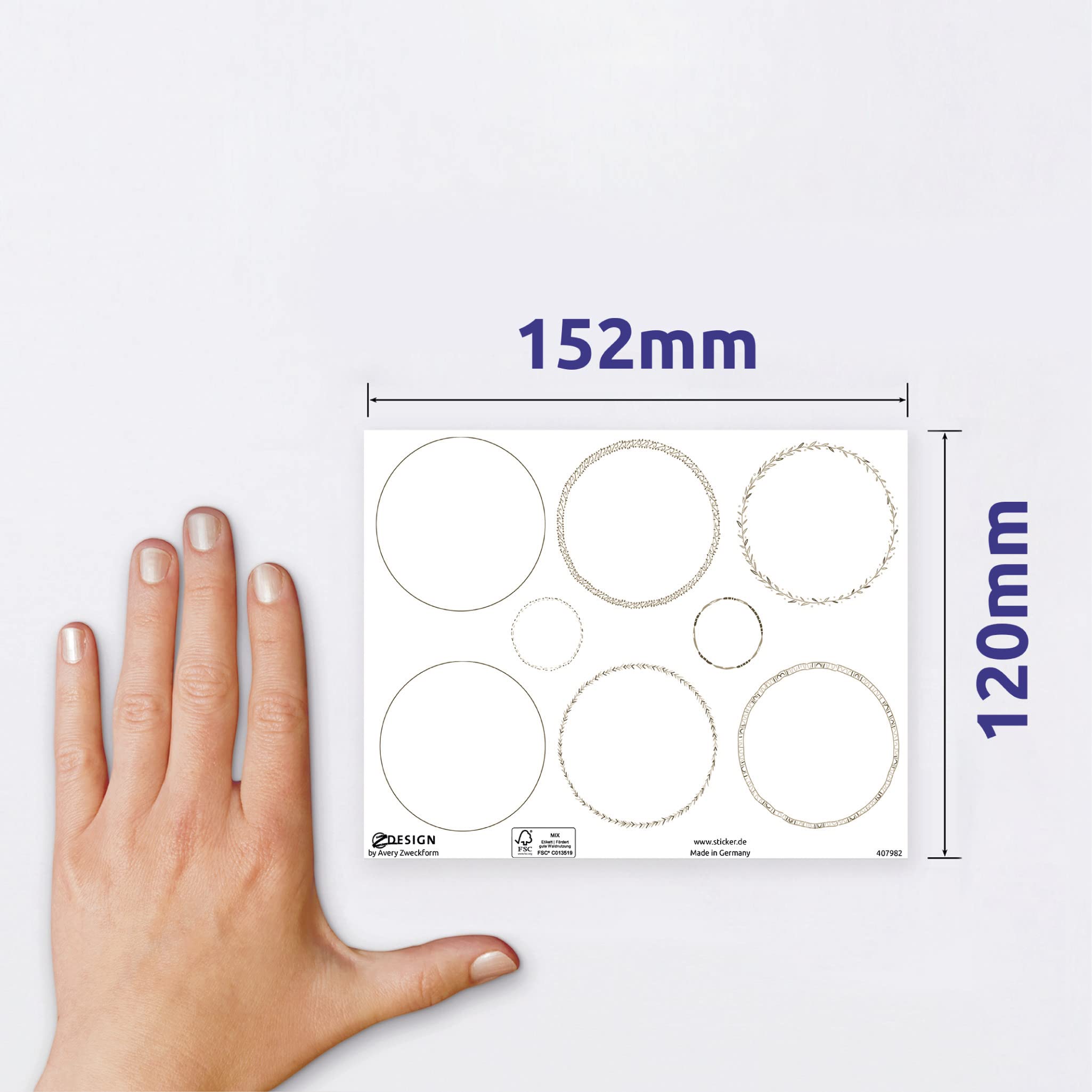 avery-zweckform-51039-etiketten-rund-48-mm-204-stk-wei-und-kraftpapier-handbesch image 3
