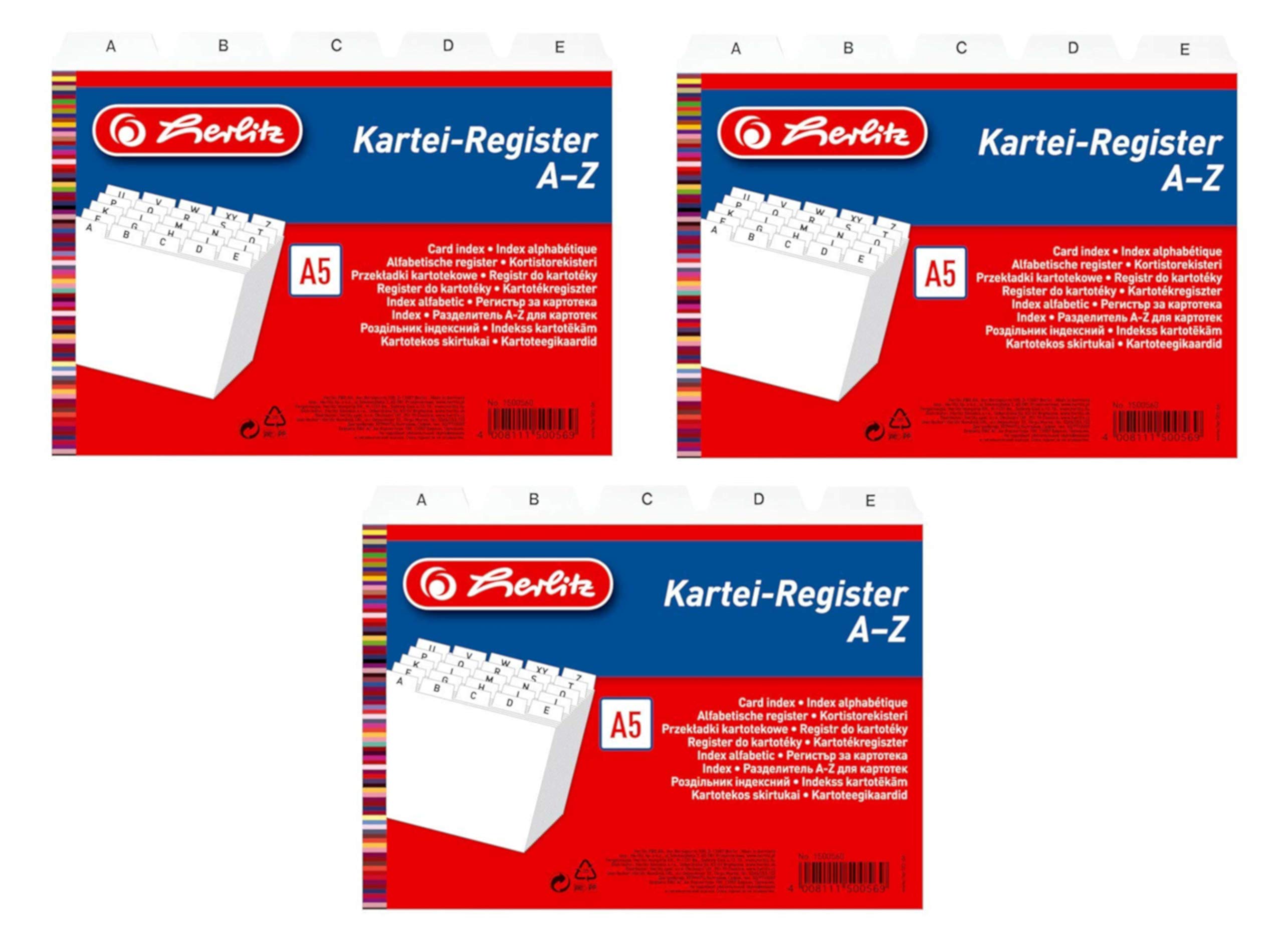 herlitz-1500560-karteiregister-pp-a5-wei-25-teilig-a-z image 5