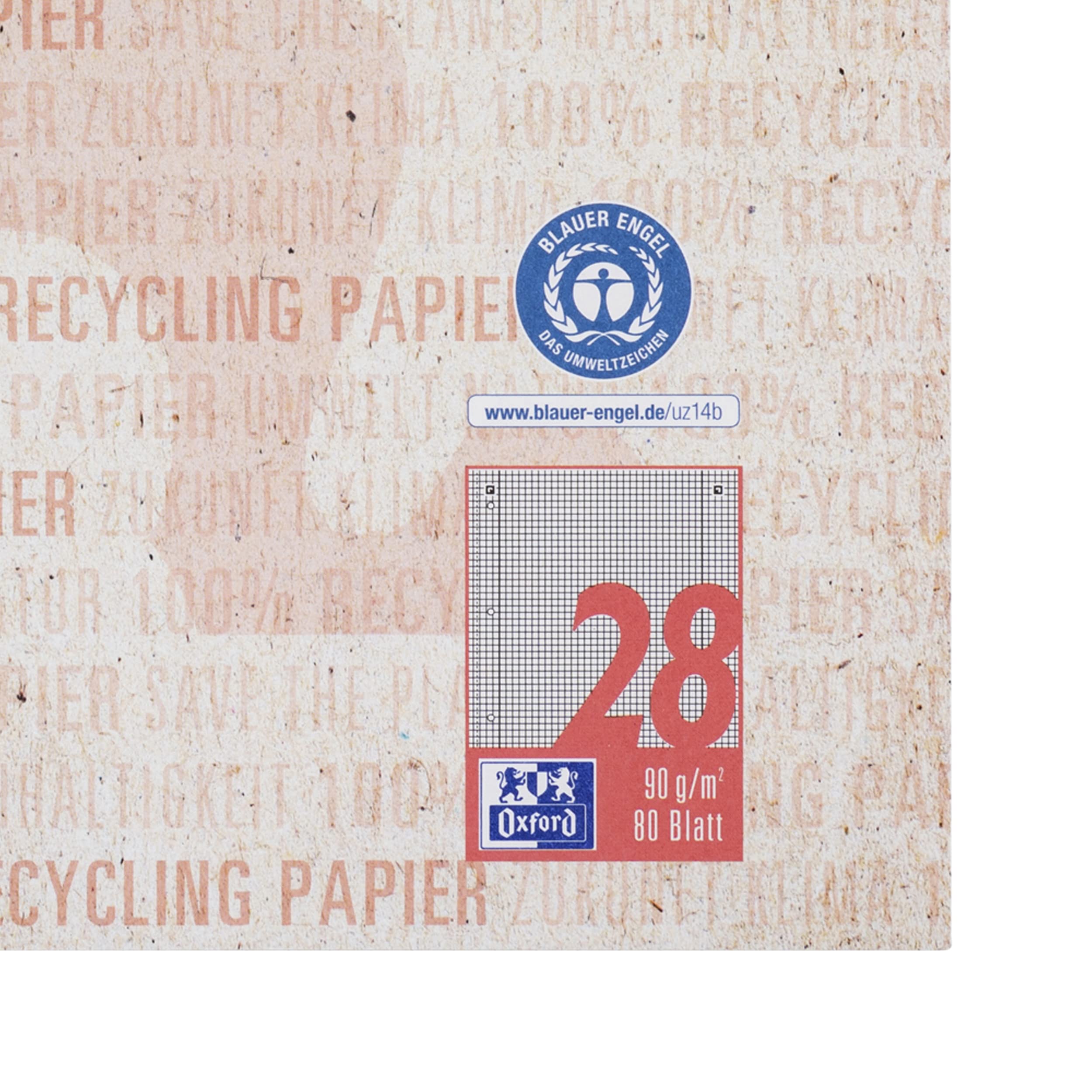 oxford-recycling-collegeblock-a4-kariert-mit-doppelrand-80-blatt-3-st-ck image 4