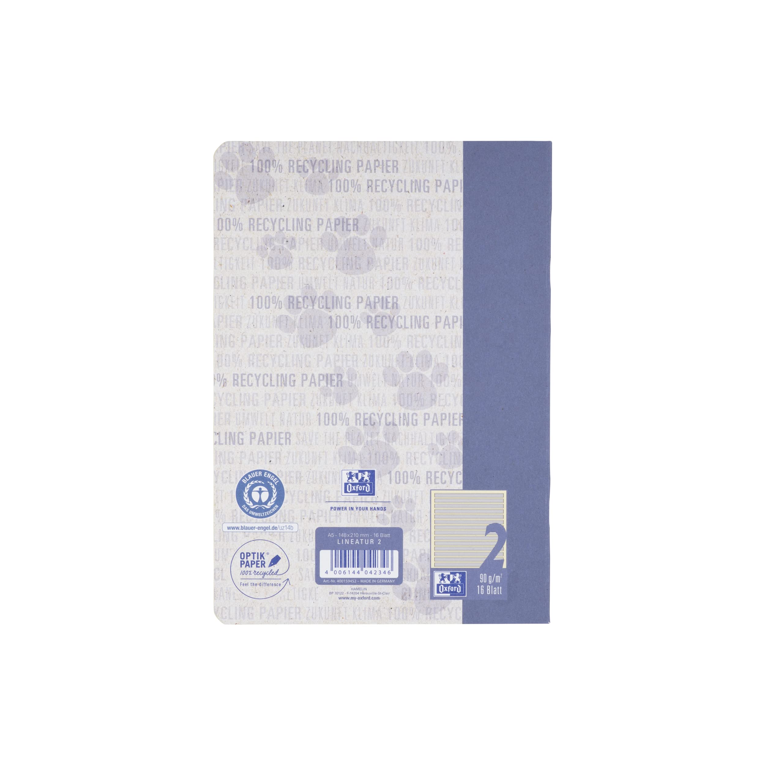 oxford-schulheft-a5-recycling-lineatur-2-liniert-16-blatt-15-st-ck image 7