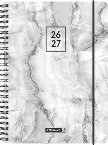brunnen-sch-lerkalender-2026-2027-grey-marble-a5-kunststoff-2-seiten-1-woche image 8