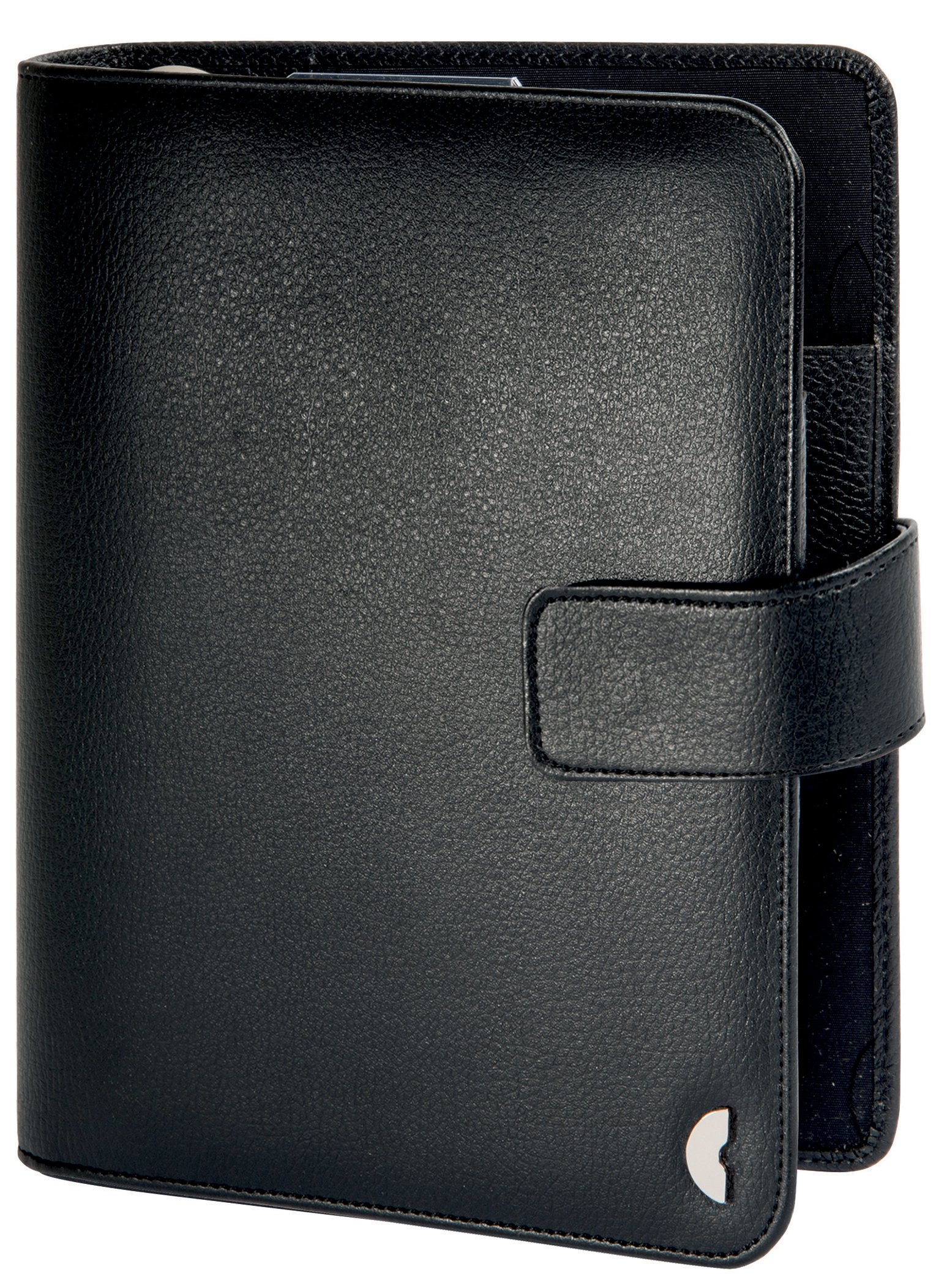 chronoplan-50108-terminplaner-midi-150x190mm-kunstleder-schwarz-nachf-llbar-ohne image 1
