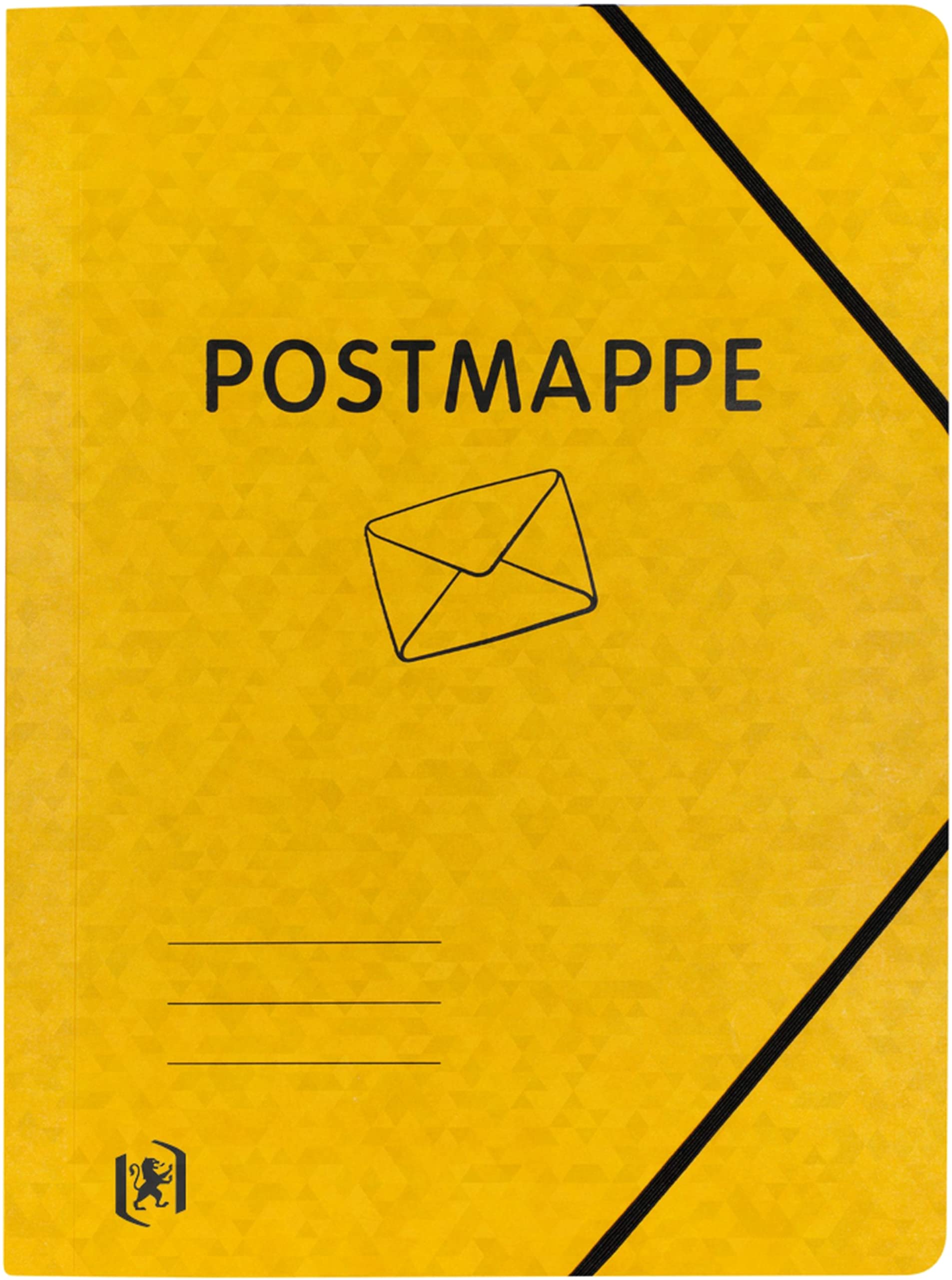 oxford-postmappe-eckspannermappe-a4-karton-gelb-mit-3-klappen-20er-pack image 1