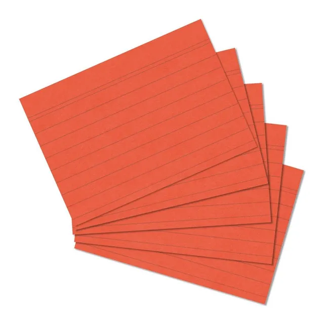 herlitz-x-book-karteikarten-a5-liniert-orange-100-st-ck image 1