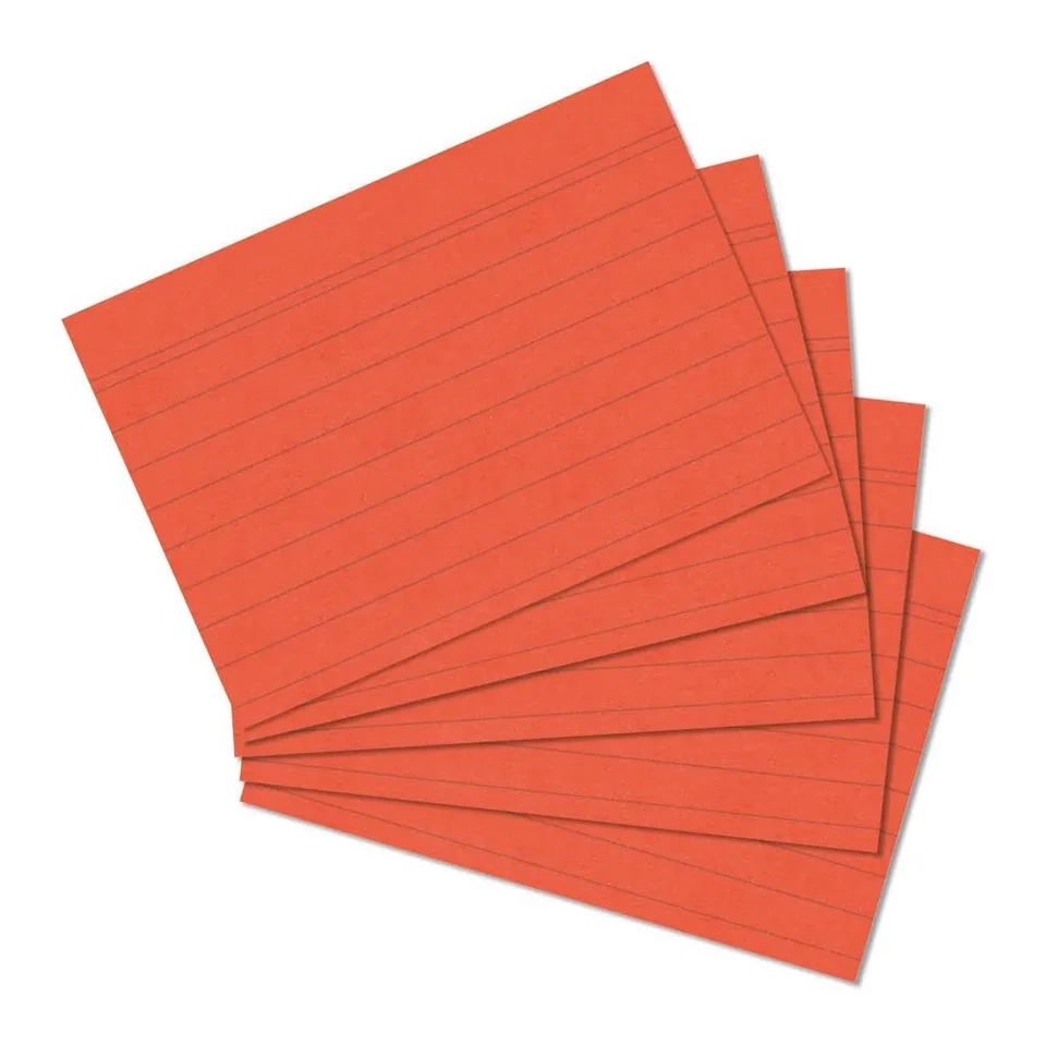 herlitz-x-book-karteikarten-a5-liniert-orange-100-st-ck image 1