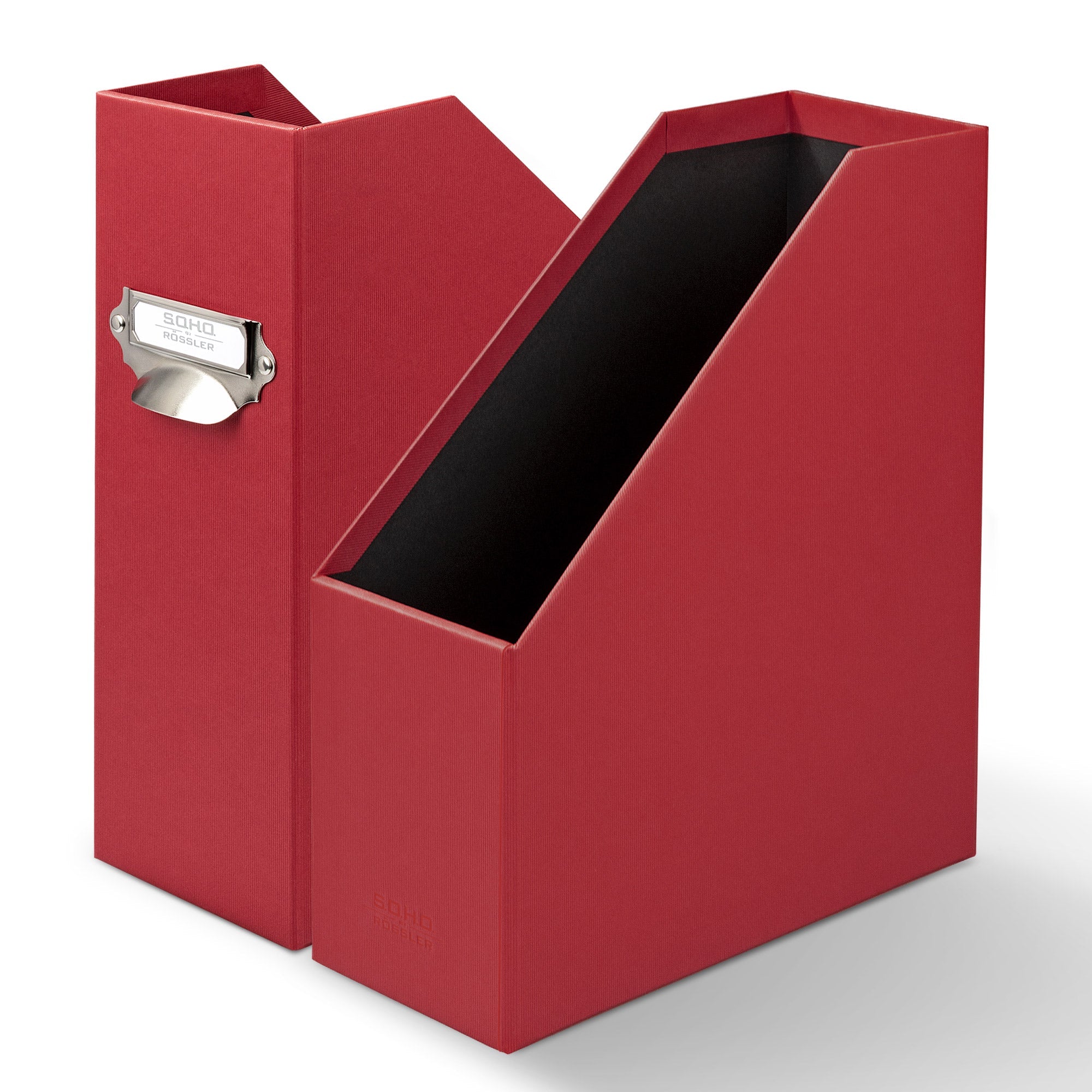 r-ssler-s-o-h-o-stehsammler-a4-zeitschriftensammler-mit-griff-rot image 3