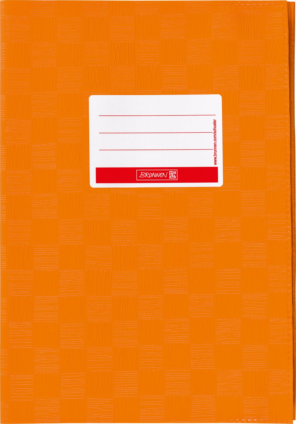 brunnen-hefth-lle-a4-orange-folie-mit-namensschild image 1