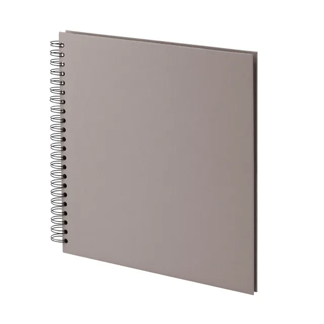 r-ssler-s-o-h-o-spiral-fotoalbum-blanko-31x30-cm-60-schwarze-seiten-taupe image 1