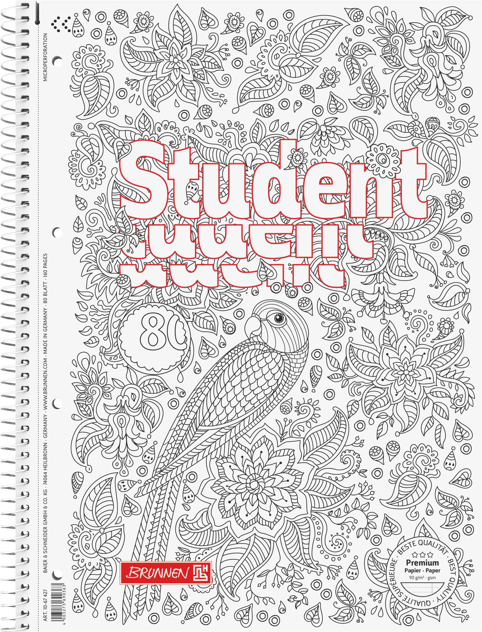 brunnen-1067974-collegeblock-student-duo-a4-liniert-kariert-80-blatt image 8