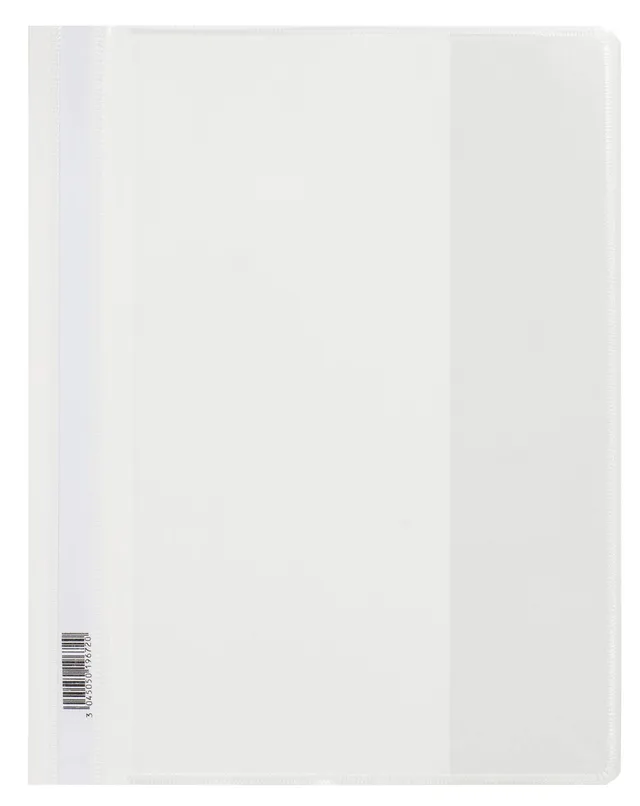 oxford-schnellhefter-a4-berbreit-mit-sichttasche-wei-25er-pack image 1