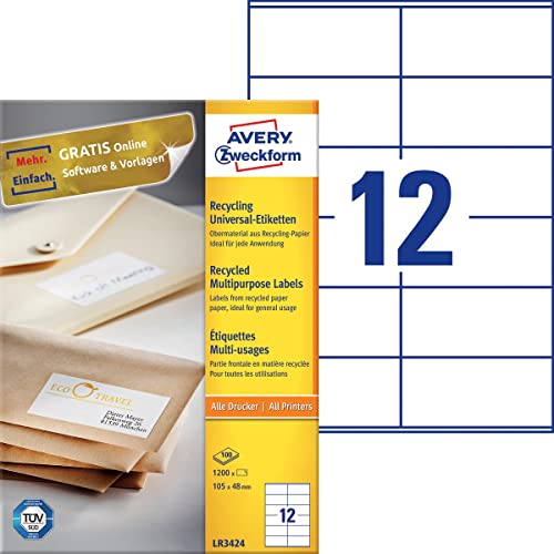 avery-zweckform-lr3424-recycling-adress-etiketten-a4-105x48-mm-naturwei-1-200-et image 6
