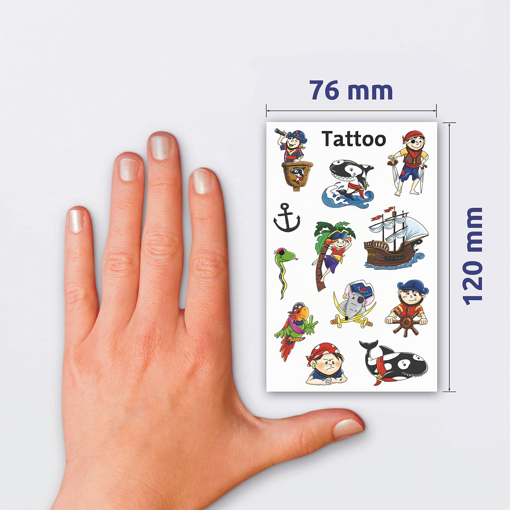 avery-zweckform-z-design-56683-piraten-tattoos-tempor-r-12-st-ck image 3