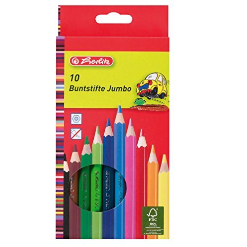 herlitz-10-jumbo-buntstifte-lackiert-fsc-holz-10-farben image 2
