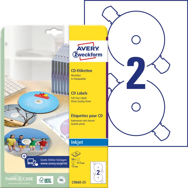 avery-zweckform-c9660-25-cd-etiketten-117-mm-50-st-ck image 1
