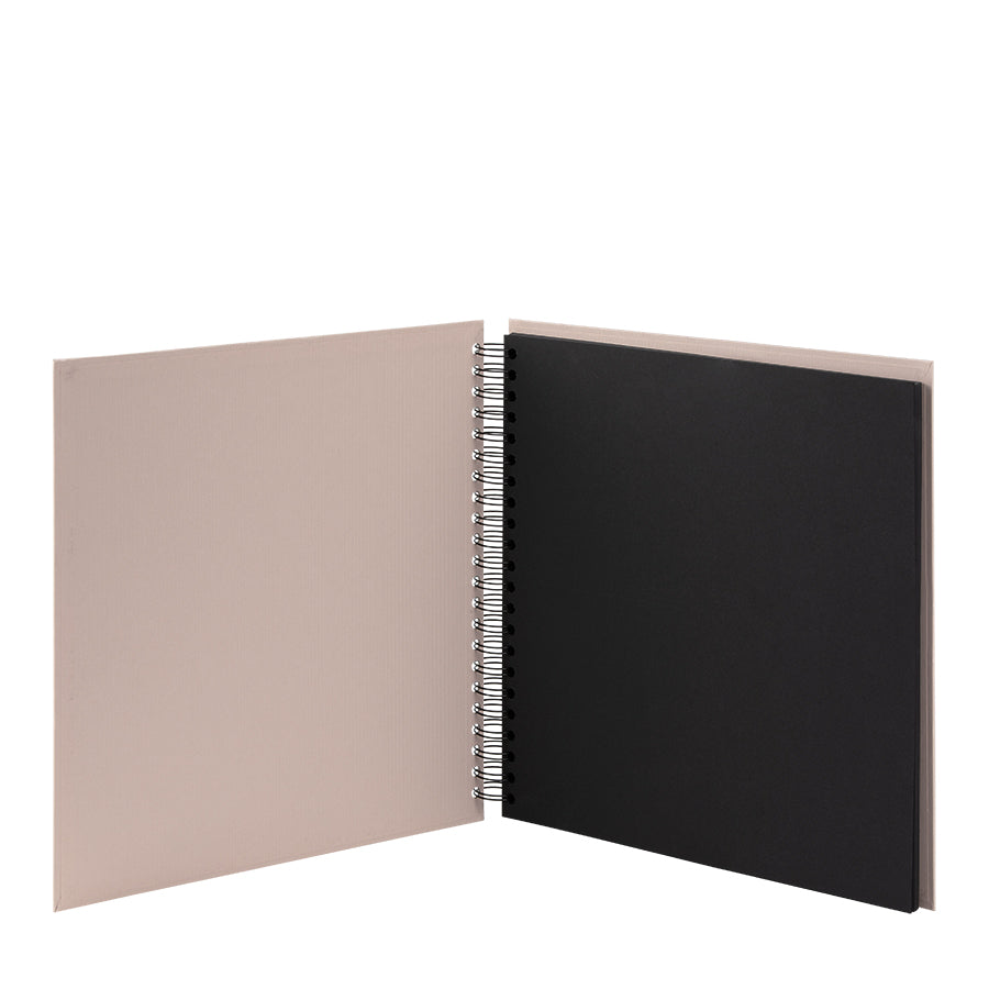 r-ssler-s-o-h-o-spiral-fotoalbum-blanko-31x30cm-60-seiten-powder-rosa image 2