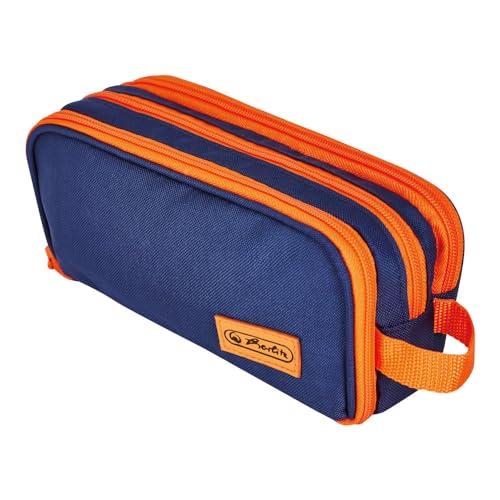herlitz-doppelfaulenzer-neon-blau-orange-23-5-x-11-x-7-5-cm image 3
