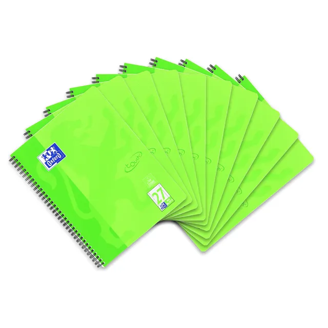 oxford-touch-collegeblock-a4-liniert-lineatur-27-mit-doppelrand-80-blatt-gr-n-10 image 1