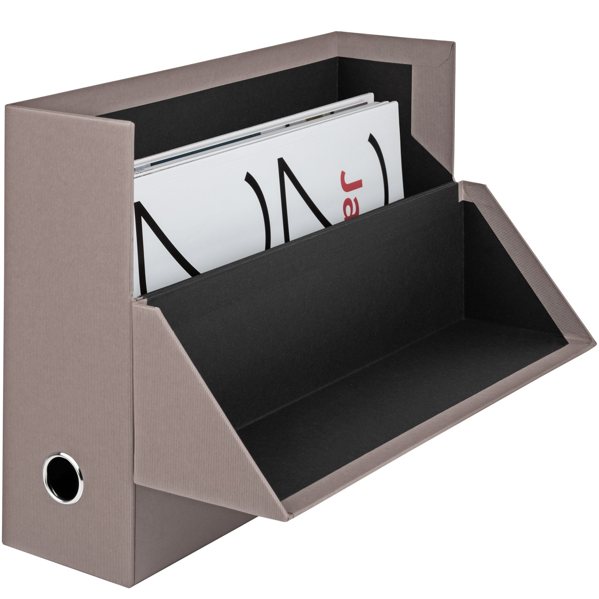 r-ssler-s-o-h-o-archivbox-a4-800-blatt-taupe-klappbox image 3