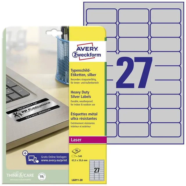avery-zweckform-l6011-20-typenschild-etiketten-63-5-x-29-6-mm-540-st-ck-silber image 1