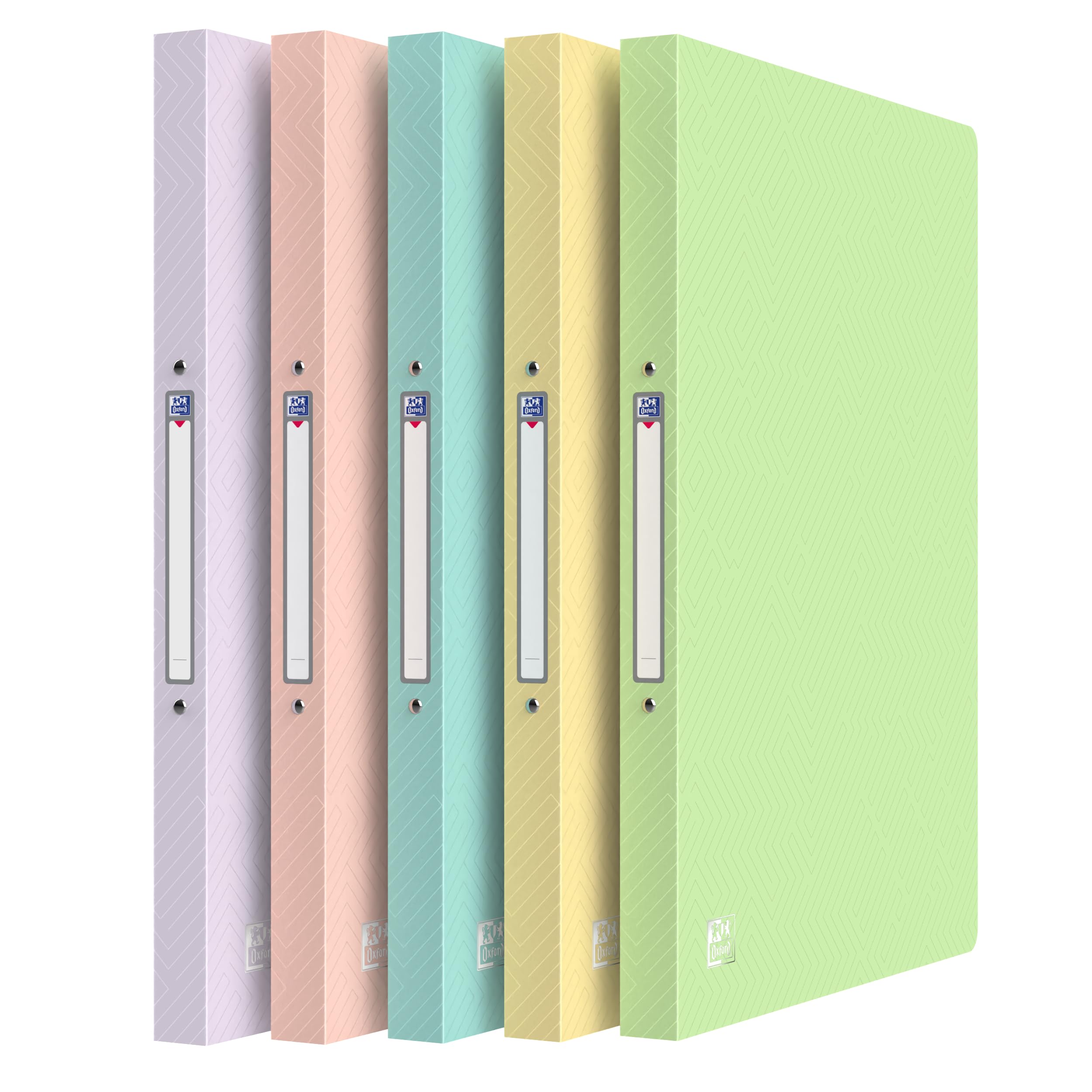oxford-urban-ringbuch-ordner-a4-2-ringe-2-cm-r-cken-pastell-sortiert-10-st-ck image 1