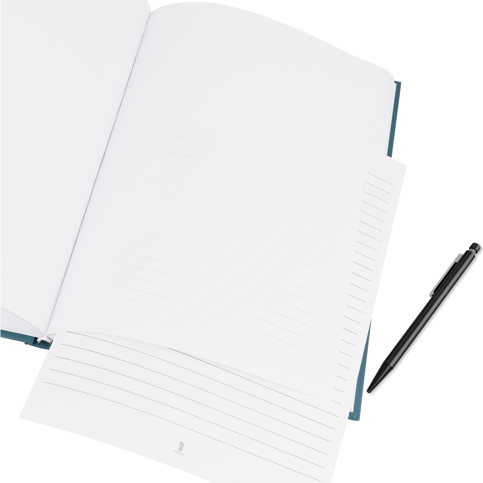 r-ssler-s-o-h-o-notizbuch-a4-hardcover-blanko-192-seiten-blau image 8