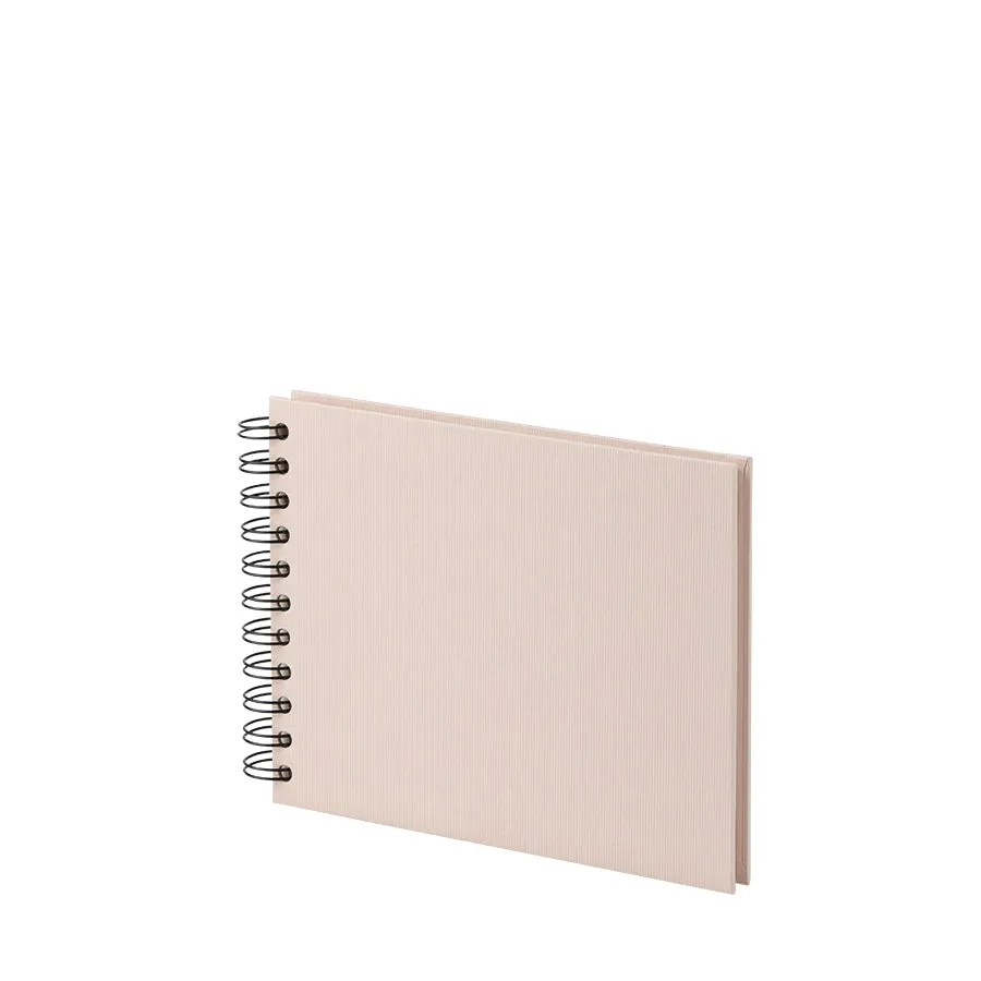 r-ssler-s-o-h-o-spiral-fotoalbum-blanko-19-5x14-5-cm-40-seiten-powder-rosa image 1