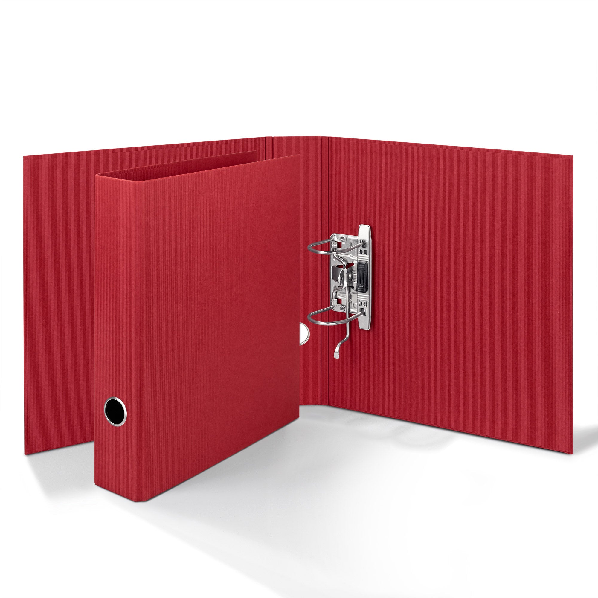 r-ssler-s-o-h-o-ordner-schmal-a4-5cm-rot-mit-rippenpr-gung image 3