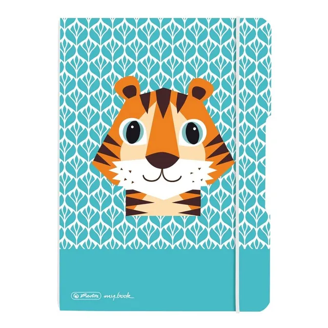 herlitz-my-book-notizheft-flex-a5-punktiert-40-blatt-motiv-cute-animals-tiger image 1