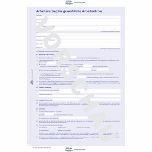avery-zweckform-arbeitsvertrag-a4-f-r-gewerbliche-arbeitnehmer-5er-pack-2-seitig image 2