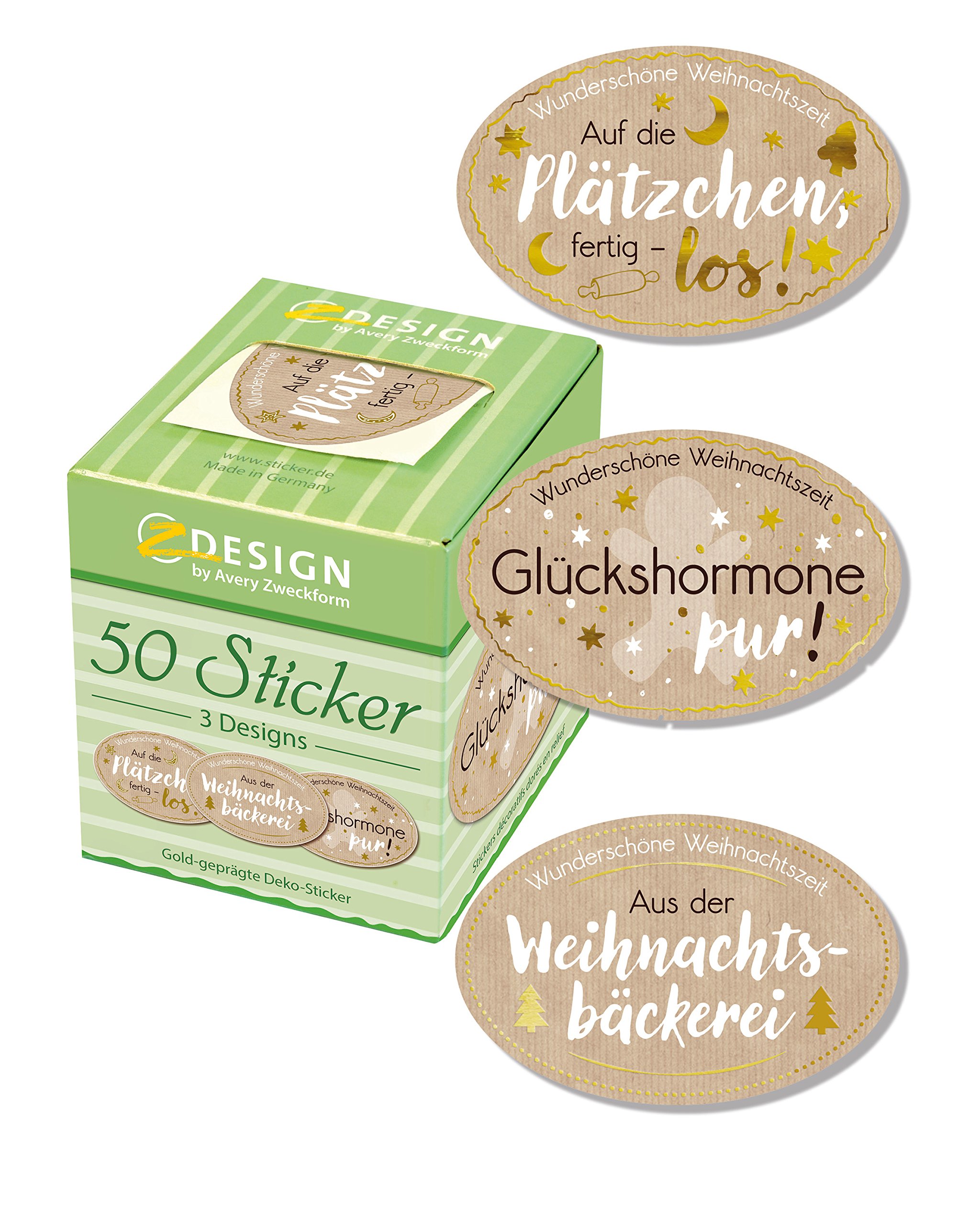 avery-zweckform-56862-weihnachtssticker-58x38-mm-abl-sbar-50-st-ck-rolle image 2