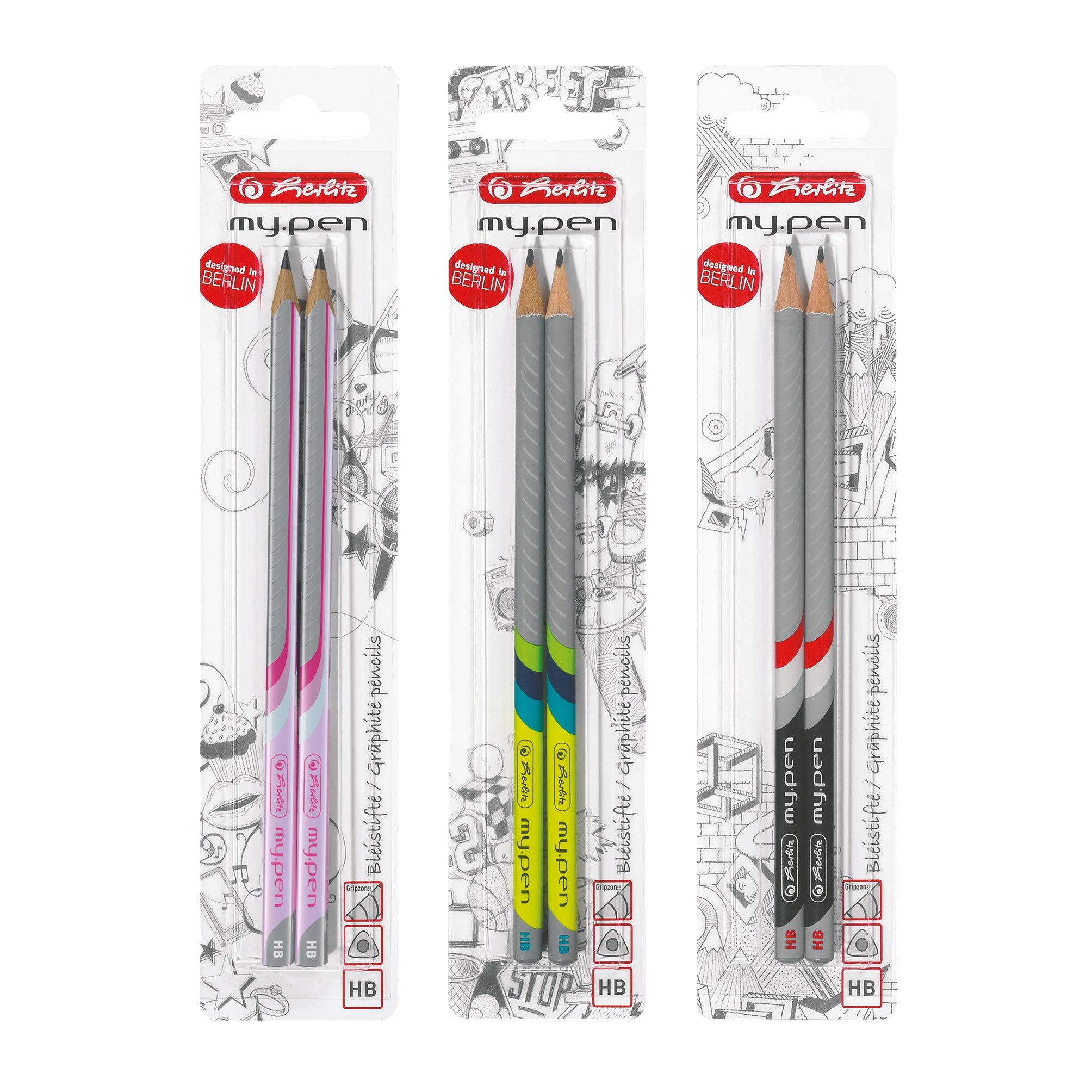 herlitz-my-pen-bleistift-hb-2-st-ck-sortiert image 1