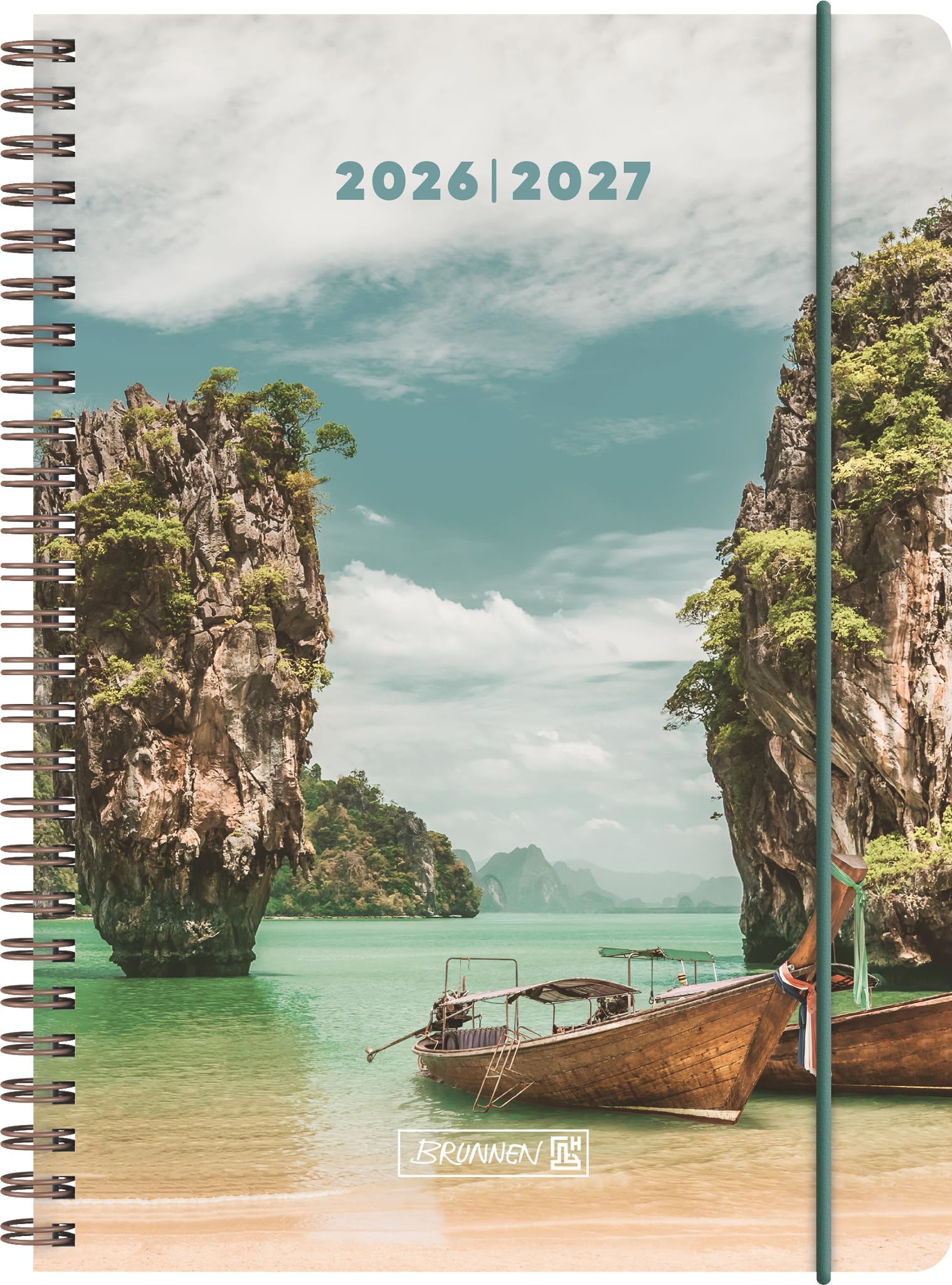 brunnen-sch-lerkalender-2026-2027-tropical-a5-18-monate image 1