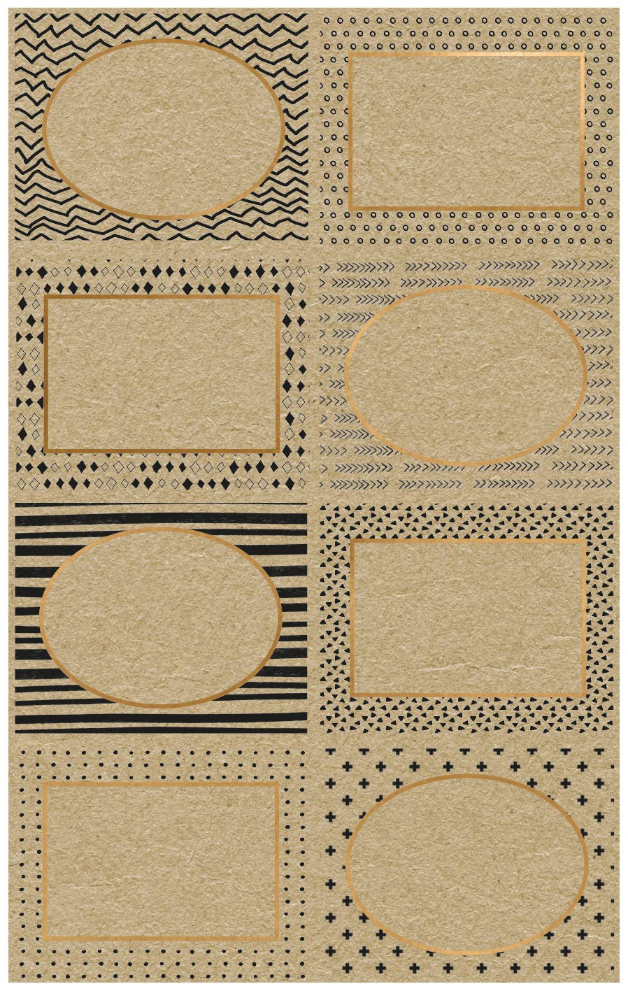 avery-zweckform-z-design-57125-kraftpapier-aufkleber-beschriftung-muster-16-stic image 1